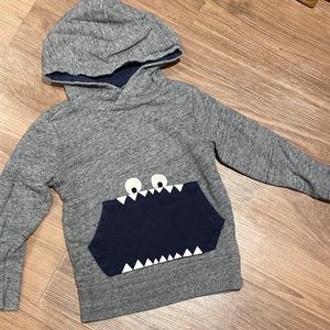 Crewcuts sweatshirt hoodie glow in the dark 3T